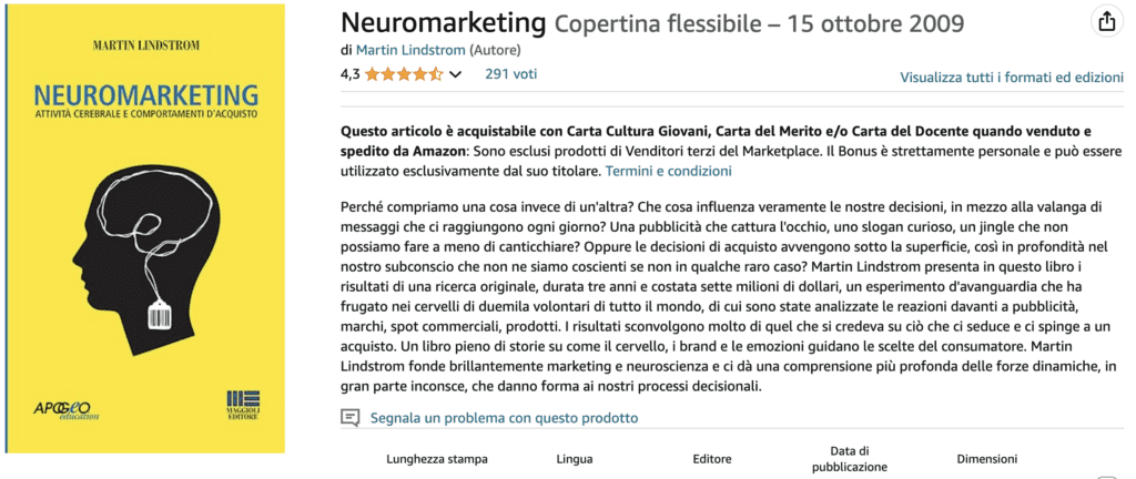 Libri sul copywriting: Neuromarketing di Lindstrom