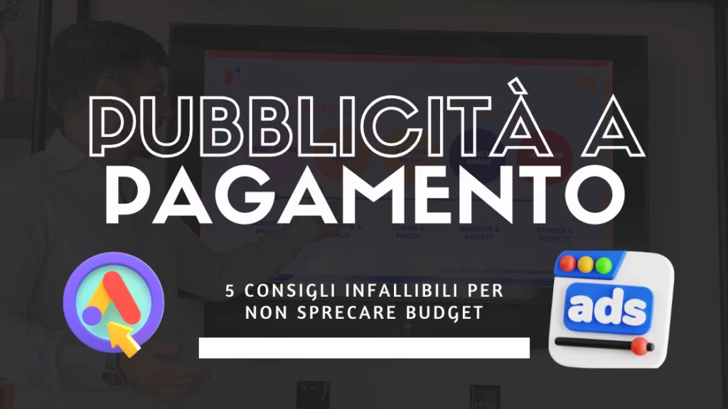 pubblicità a pagamento per non sprecare budget