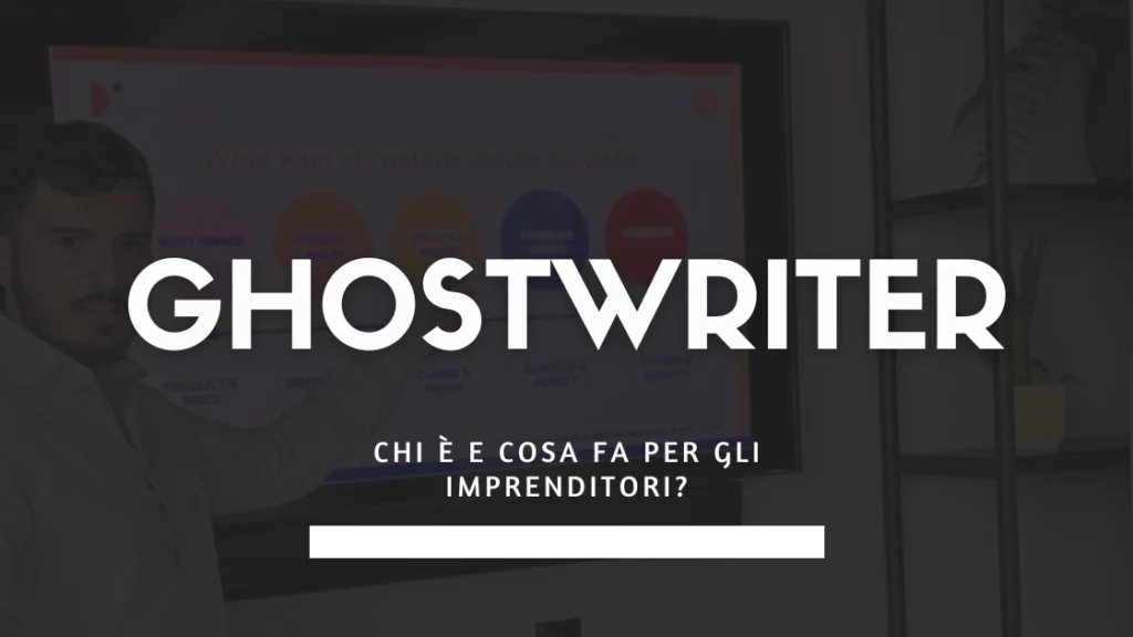 ghostwriter chi è cosa fa